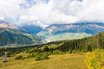 Obraz premium caucasus mountain landscape in Georgia