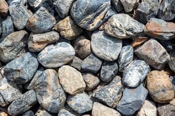 stones in the nature background.
