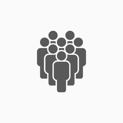 crowd of people icon