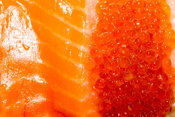 Raw Salmon Fillet