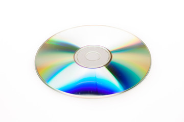 CDs / DVDs isolated on white background