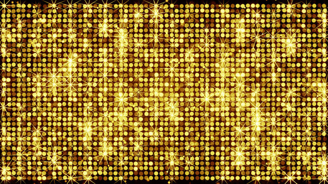 Yellow light wall shining abstract holiday background