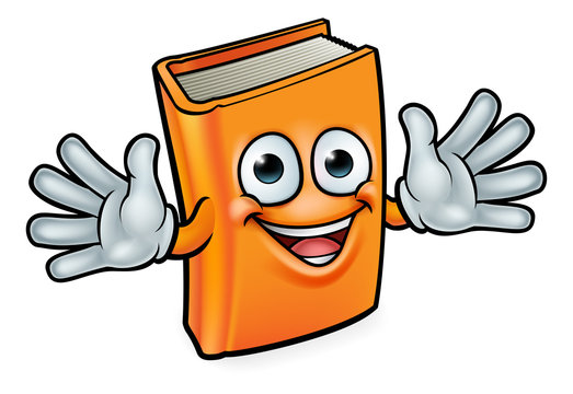 Book Cartoon Character Mascot