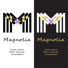 Letter M logo design