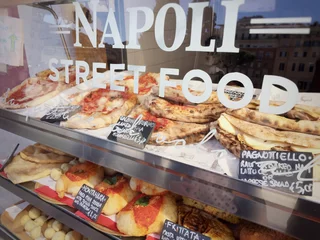 Printed kitchen splashbacks Naples Neapolitan Street food