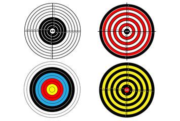 Set targets for shooting practice