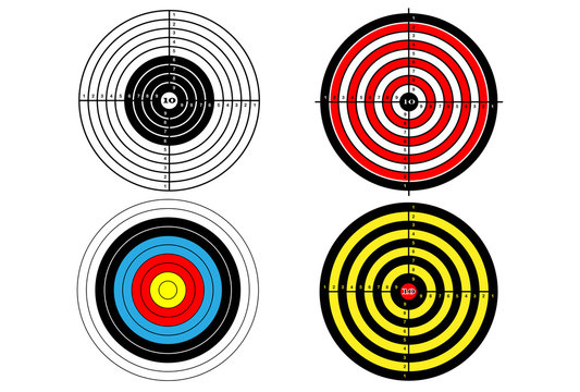 Set targets for shooting practice