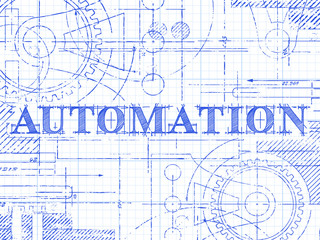 Automation Graph Paper Technical Drawing