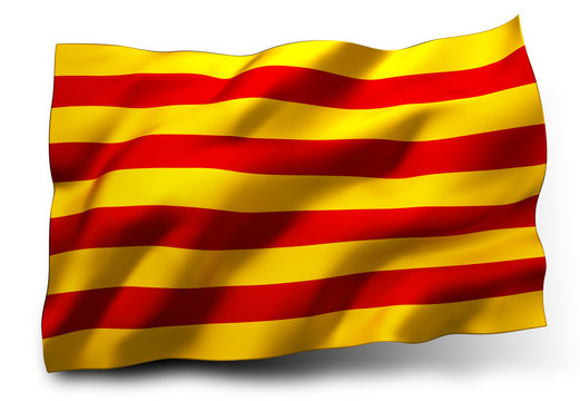 Senyera flag of Catalonia