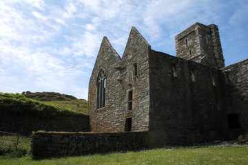 Fototapeta na wymiar Franciscan Abbey on Sherkin Island West Cork Ireland