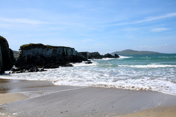 Fototapeta na wymiar White Strand beach Sherkin island West Cork, Ireland