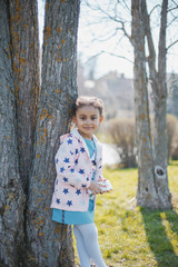 girl in park