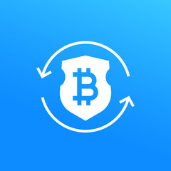 bitcoin secure exchange icon