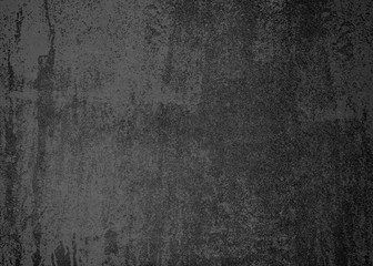 Black gray background of school blackboard monochrome texture. Vignetted aged texture background.