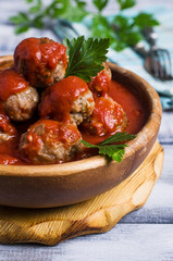 Traditional spicy meatballs