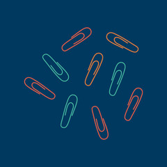 Stationary illustration drawing style