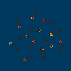 Vector of stationery doodle style