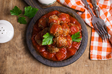 Traditional spicy meatballs