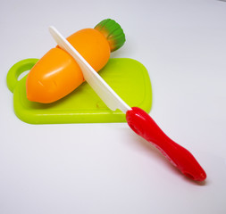 Plastic carrot