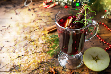 christmas hot mulled wine