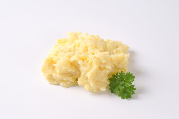 pile of mashed potatoes