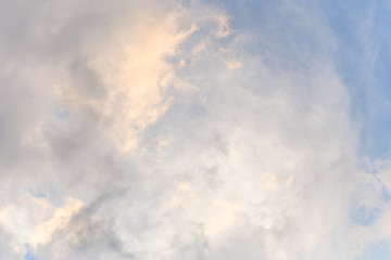 Natural beautiful blue cloudy sky background texture