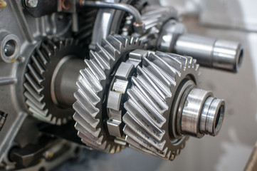 Fototapeta na wymiar transmission gears