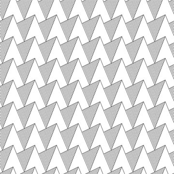 Vector seamless pattern - linear pyramid background