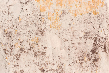 old weathered peeling painted wall background