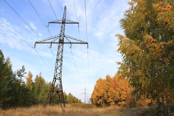 high-voltage power line