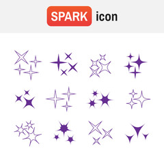 Sparkle shine icon