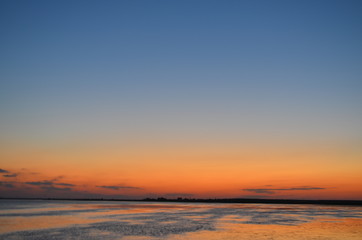 Obraz premium Закат на черном море / Sunset on the Black Sea