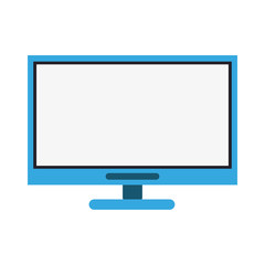 computer monitor icon image vector illustration design 