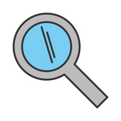 magnifying glass   vector illustration