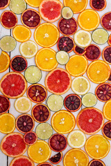 mixed citrus fruits