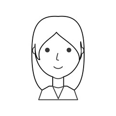 woman face  vector illustration