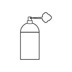 aerosol spray  vector illustration