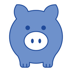 piggy savings isolated icon