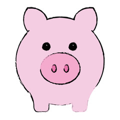 Obraz na płótnie Canvas piggy savings isolated icon
