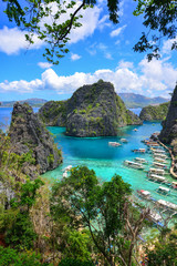 Seascape of Coron Island, Philippines