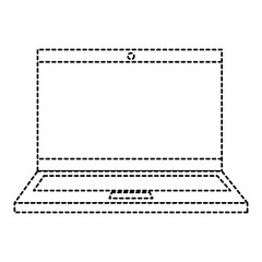 Obraz premium laptop computer isolated icon