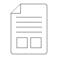 document paper isolated icon