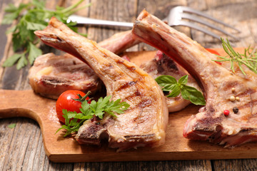 fried lamb chop