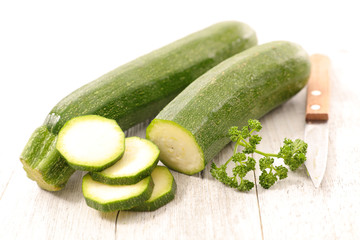 raw zucchini