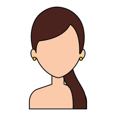 beautiful woman shirtless avatar character