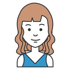 beautiful woman avatar character