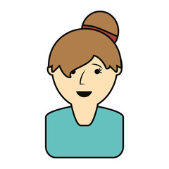 Fototapeta premium woman icon