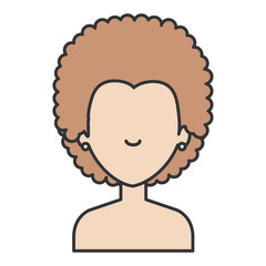 beautiful woman shirtless avatar character