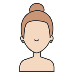 beautiful woman shirtless avatar character