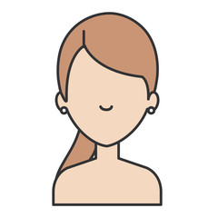 beautiful woman shirtless avatar character